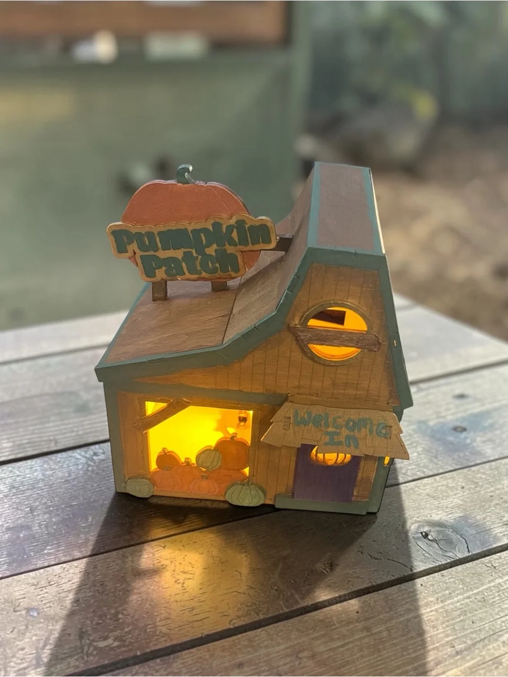 Pumpkin Patch LED Decorative Fall House - your choice